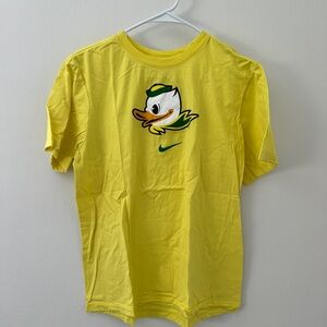 Nike Oregon Yellow T-Shirt with Duck Logo
